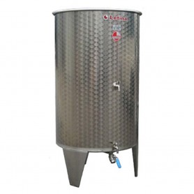 Stainless steel tank with floating lid 15l