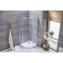 TK Silver Line 80 R semicircular shower cabin 80x80x195cm