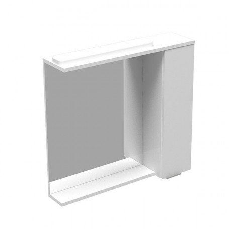 Ana 80 upper bathroom cabinet white gloss