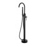 Freestanding bath mixer York black