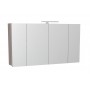 Glory 120 upper bathroom cabinet gray mara