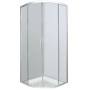 TK Smart 90 semicircular shower cabin 90x90x190 cm