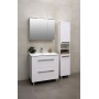 Sara 80 lower bathroom cabinet white gloss