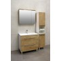 Sara 80 lower bathroom cabinet oak authentic