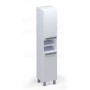 Sara 2V20 side bathroom cabinet white glow