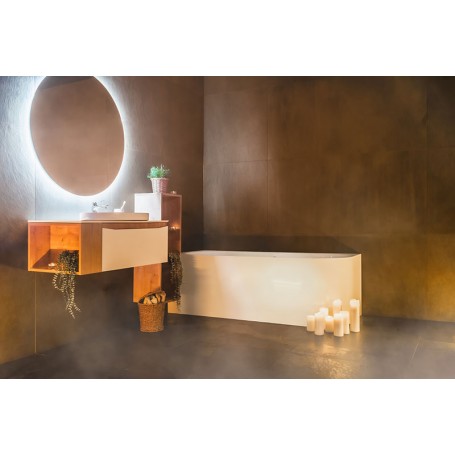 Neat left freestanding bathtub 180x75cm