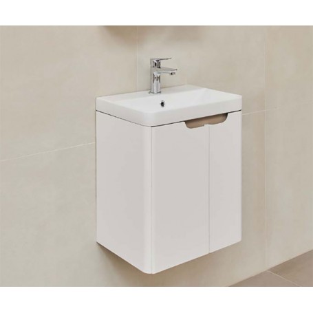 Veil 40 lower bathroom cabinet white matt