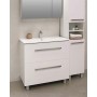 Sara 80 lower bathroom cabinet white gloss