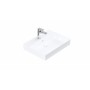 Olivia surface-mounted ceramic washbasin white 600x455x100 mm