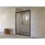 Linz wall black Trs shower screen 168-171x199 cm