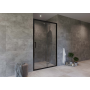 Linz wall black Trs shower screen 168-171x199 cm