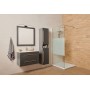 Eternity 70 lower bathroom cabinet graphite supermatt black handle