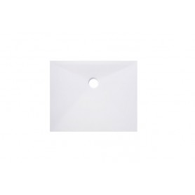 Bold Lux 90140 mineralsolid shower bath white glossy