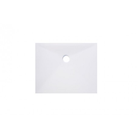 Bold Lux 90140 mineralsolid shower bath white glossy