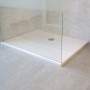 Bold Lux 100120 mineralsolid shower bath white glossy