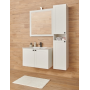 Victory 80 lower bathroom cabinet white matt