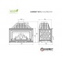 Fireplace insert Kawmet W15 (13,5 kW) ECO