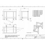 Postolje za kamine W12, W15 (16,3kW), W16(16,3kW)