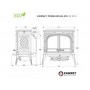 Stove Kawmet Premium HELIOS S8 ECO