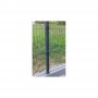 Fence panel 1230x2500 mm - 4 mm anthracite E