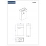 Crumb 40 lower bathroom cabinet matt black right