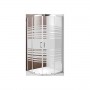 Semicircular shower cabin Meira 90R 90X90X195cm