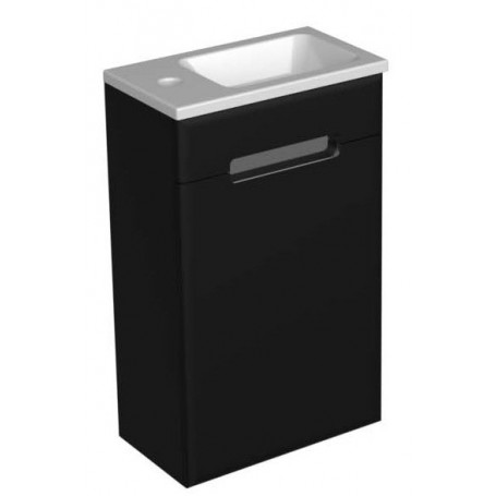 Fine 40 lower bathroom cabinet matt black right