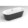 Essence Black matt 185 freestanding bathtub 185x80x63 cm