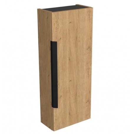 Hip side bathroom cabinet natural oak