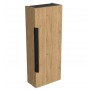 Hip side bathroom cabinet natural oak