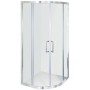 Leona 90 semicircular shower cabin 90x90x199 cm