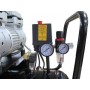 Compressor oil-free quiet operation 50L, 1.5kW, 8bar, 120L/min