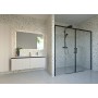 VIENNA WALL TRS SHOWER SCREEN BLACK 190-193 cm