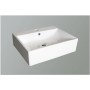 Ceramic countertop washbasin Emilia 510x420x150 mm