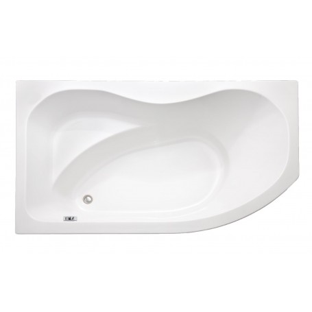 Elegant 160L acryl bathtub 1600x900x445 mm