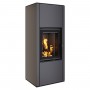 SAVEN Vatra L 40x50 Black ECO Fireplace Stove (6,5 kW)