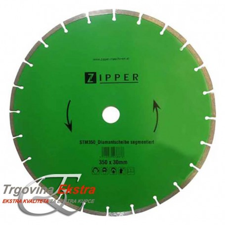 STM350DSS diamond cutting blade segmented 350x30mm Zipper Maschinen