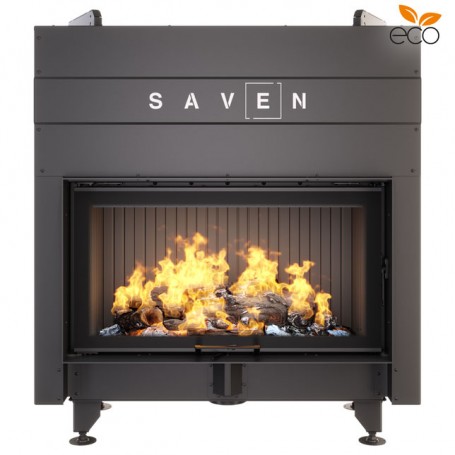 Kamin ugradbeni G/SAVEN Energy Up 90x50 (19,0 kW) ECO - crni šamot