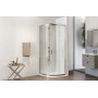 Nord Domino semicircular shower cabin 80x120cm KP 6mm EF