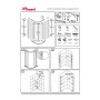 Nord Domino semicircular shower cabin 80x120cm KP 6mm EF