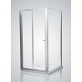 Domino rectangular shower cabin 2V 140x90cm BM 6mm EF