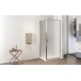 Domino rectangular shower cabin 2V 140x90cm BM 6mm EF