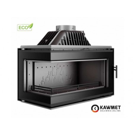 Kamin ugradbeni Kawmet W16 LB BLACK (13,5 kw) ECO