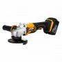 Cordless angle grinder 18V 4.5" - 115mm (set: 2 5Ah batteries, charger, bag)