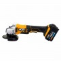 Cordless angle grinder 18V 4.5" - 115mm (set: 2 5Ah batteries, charger, bag)