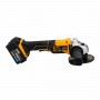 Cordless angle grinder 18V 4.5" - 115mm (set: 2 5Ah batteries, charger, bag)