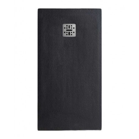 Bold S black 80140 mineralsolid shower bath 800x1400x30mm