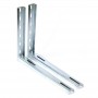 Bracket for air conditioning medium 49x49 cm zinc with slot