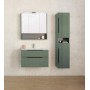 Miriad 100 upper bathroom cabinet green matt