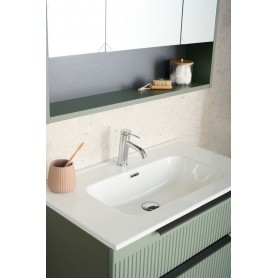 Miriad 70 lower bathroom cabinet green matt